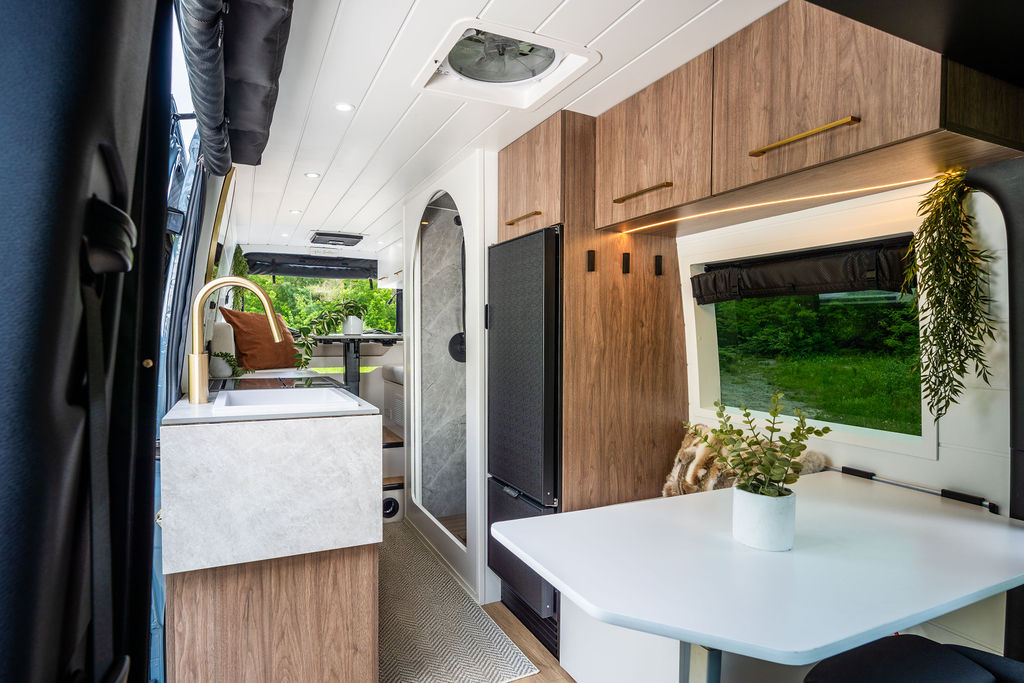 Design intérieur d'un van Van Trotter